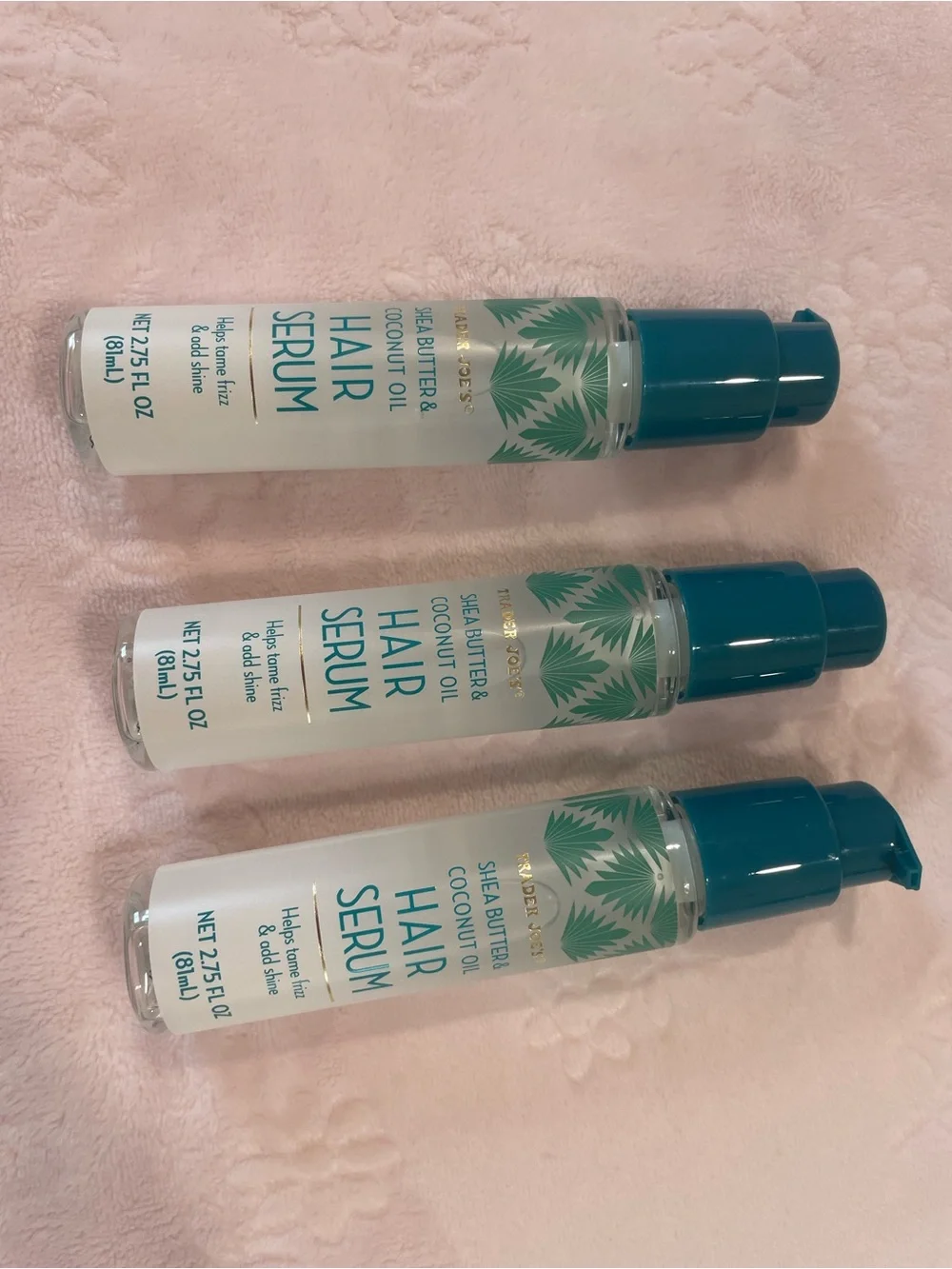 Trader Joe's Shea Butter & Coconut Oil Hair Serum - Teal